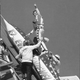 Knievel getting ready to ride the original Skycycle.